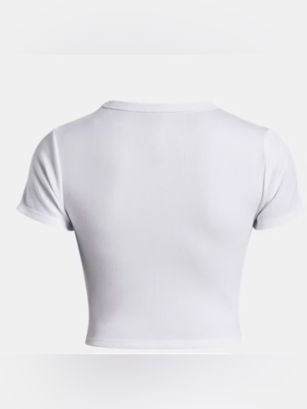 Under Armour Ribbed Fitted Baby Tee NWT! - Picture 4 of 11